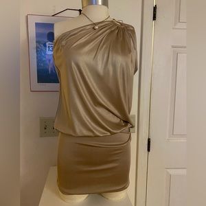 Size XS gold dress